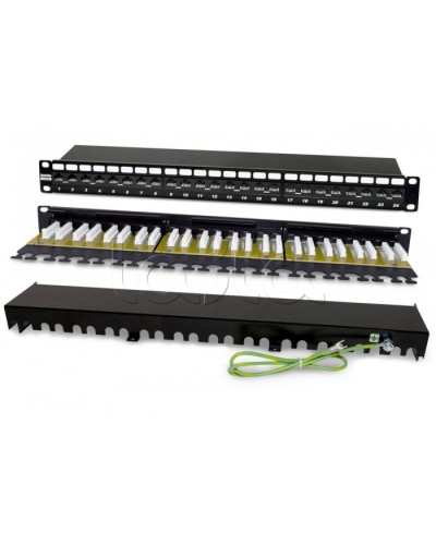 Патч-панель Hyperline PP2-19-24-8P8C-C6A-110D в Пятигорске Патч панель Pintop.ru