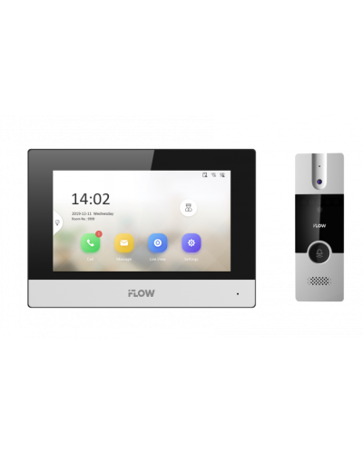 Комплект гибридного видеодомофона iFlow F-VI-5342H в Пятигорске Комплекты домофонов Pintop.ru