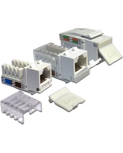 Модуль Keystone, RJ45, кат.6, UTP, 90 градусов, со встроенной шторкой, белый LANMASTER (LAN-OK45U6/90P-WH) в Пятигорске Коннекторы Pintop.ru