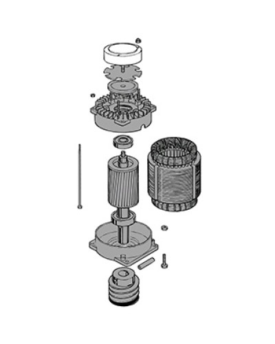 Электродвигатель C-BY Came 119RIC036 в Пятигорске Запчасти для шлагбаумов и автоматики Pintop.ru