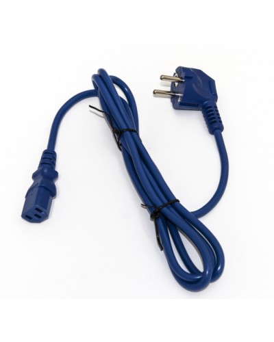 Кабель питания компьютера Hyperline PWC-IEC13-SHM-5.0-BL в Пятигорске Патч-корды и пигтейлы Pintop.ru