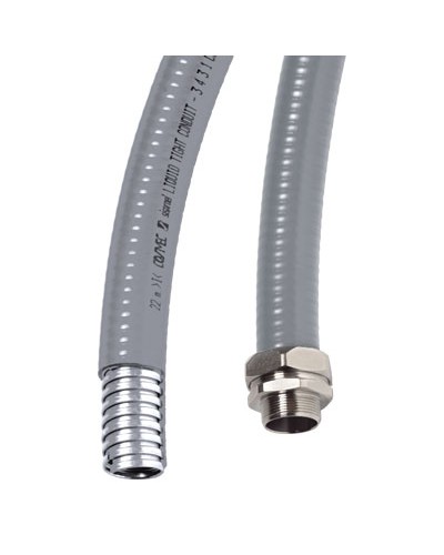 Металлорукав DN 20мм в гладкой ПВХ изоляции, Dвн 20,5 мм, Dнар 27,0,IP66, 50 м, цвет чёрный DKC 6070R-22N в Пятигорске Металлорукав Pintop.ru