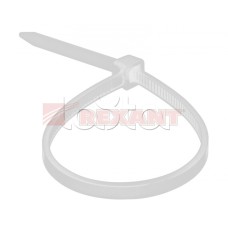 Хомут-стяжка нейлоновый 2.5х120 мм белый (100шт/уп) REXANT 07-0120