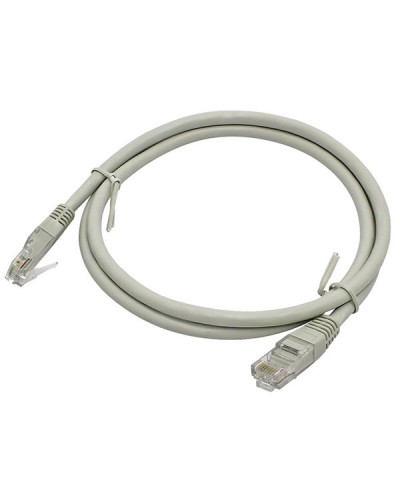 Шнур коммутационный U/UTP категория 5e PVC 2,0 м, серый DR-180009 - Datarex в Пятигорске Патчкорды (медные) Pintop.ru