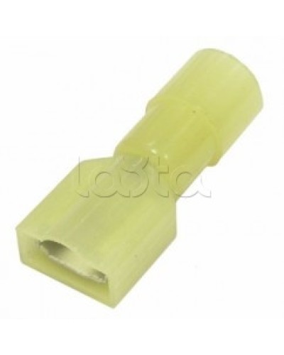 Клемма плоская полностью изолированная 4-6 мм² (КППИн гнездо - 6.6мм) (100шт/уп) REXANT 08-0652 в Пятигорске Клеммные колодки Pintop.ru