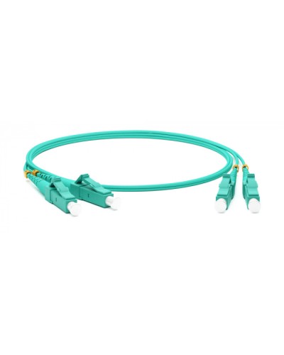 Патч-корд волоконно-оптический MM 50/125(OM3), LC-LC, duplex, LSZH, 1 м Hyperline FC-D2-503-LC/PR-LC/PR-H-1M-LSZH-AQ (FC-503-LC-LC-10G-1M) в Пятигорске Патч-корды оптические Pintop.ru