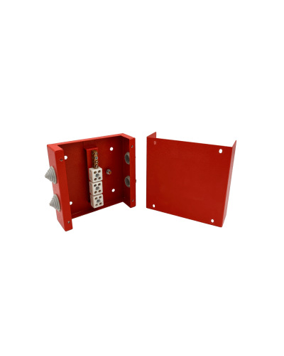 Коробка распределительная огнестойкая КРОПС, IP41, габаритные размеры 200х200х80 мм, для кабелей сечением до 2,5 мм2, 16 клемм КМ-Профиль (FRJB-KM-ST3-2.5-16-КРОПС-IP41) в Пятигорске Распределительные коробки Pintop.ru