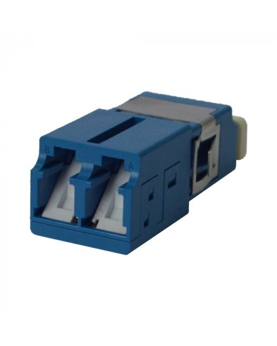 Адаптер оптический LC SM, со шторкой, корпус SC, дуплексный LANMASTER (LAN-2LCS/SH-AM-SM) в Пятигорске Проходные адаптеры и розетки оптические Pintop.ru