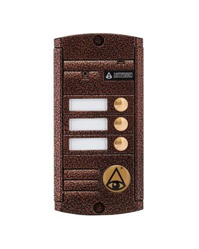 Видеопанель вызывная накладная цветная на 3 абонента с Proxy-считывателем Activision AVP-453 Proxy (PAL, антик) в Пятигорске Вызывные видеопанели малоабонентные Pintop.ru