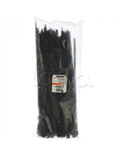 Хомут-стяжка нейлоновый, неоткрывающийся, погодостойкий 360x8.6 мм Hyperline GTN-360HDB (100 шт/уп) в Пятигорске Стяжки-хомуты Pintop.ru