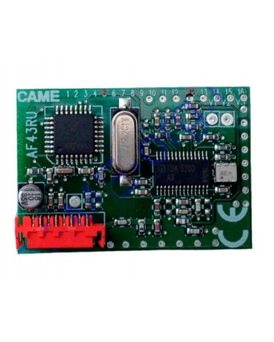 Плата радиоприемника встраиваемая Came 001AF43RU в Пятигорске Устройства радиоуправления для шлагбаумов и автоматики Pintop.ru