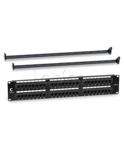 Патч-панель 19, 2U, 48xRJ45 Cabeus PL-48-Cat.6-Dual IDC в Пятигорске Патч панель Pintop.ru