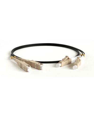 Патч-корд волоконно-оптический Hyperline FC-D2-50-LC/PR-SC/PR-H-5M-LSZH-BK в Пятигорске Патч-корды оптические Pintop.ru