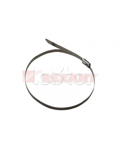 Хомут-стяжка металлический 4.6х200 мм (50шт/уп) REXANT 07-0208 в Пятигорске Стяжки-хомуты Pintop.ru