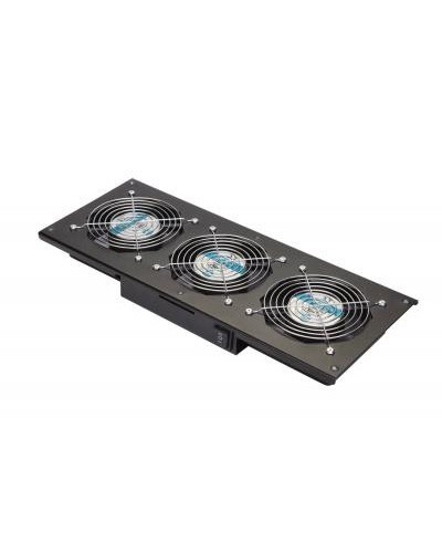 Eurolan Модуль вентиляторный потолочный, 3 вентилятора, термореле, 3 положения, черный (60A-90-11-30BL) в Пятигорске Вентиляторные модули Pintop.ru