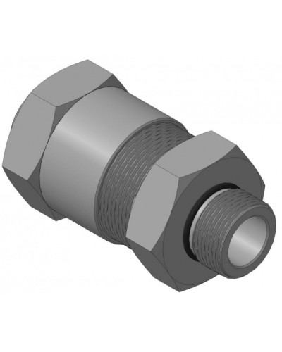 Кабельный ввод с резьбой G3/4 для прокладки кабеля в металлорукаве РЗ-ЦП-25, с уплотнением кабеля и проходным диаметром кабеля d=8-12 мм Спектрон КВМ-25/12-М-G3/4 в Пятигорске Аксессуары для кабель-канала Pintop.ru