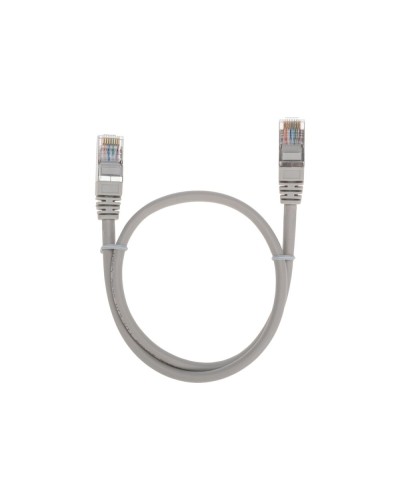Патч-корд F/UTP, CAT 5e, RJ45-RJ45, 26AWG, LSZH, серый, 0,5м REXANT 02-0110-05 в Пятигорске Патчкорды (медные) Pintop.ru
