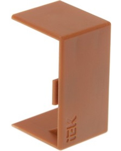 ELECOR Соединитель на стык КМС 40х16 дуб (4шт/компл) IEK (EL-KK10D-S-040-016-K11) в Пятигорске Аксессуары для кабель-канала Pintop.ru