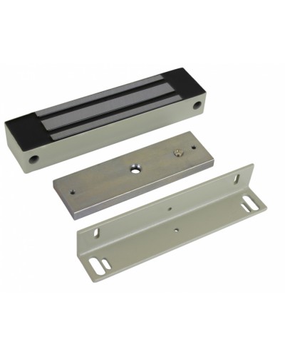 Замок электромагнитный влагозащищенный AccordTec ML-350N K-2 с уголком (серый) в Пятигорске Электромагнитные замки Pintop.ru