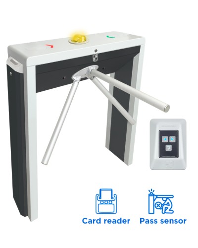 CARDDEX Комплект тумбового турникета со встроенным картоприемником STL-03KEC в Пятигорске Турникеты Pintop.ru