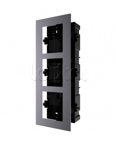 Рамка для врезного монтажа на 3 модуля CTV-IP-UF3F в Пятигорске Аксессуары для IP домофонов Pintop.ru
