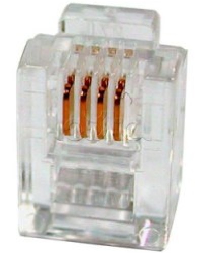 Разъем телефонный RJ11 (6P4C) Cabeus в Пятигорске Коннекторы и разъемы Pintop.ru