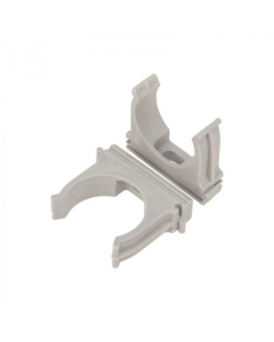 Крепеж-клипса для труб д.25мм, цвет серый Cabeus (CF25-GY) в Пятигорске Держатели, клипсы, скобы Pintop.ru