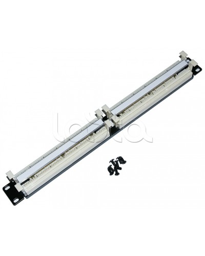 Кросс-панель парная 110 типа 19 1U Cabeus CP-100P-110TYPE в Пятигорске Кроссовое оборудование тип 110 Pintop.ru