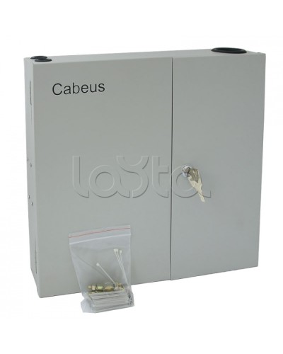 Бокс оптический настенный 19 на 8 SC/2xLC порта Cabeus FO-WL-8SC-K в Пятигорске Кросс оптический Pintop.ru