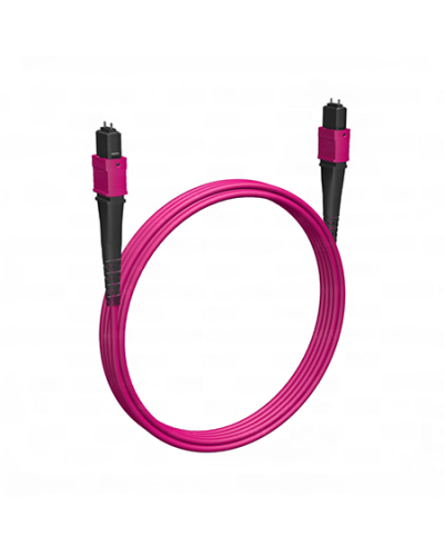 Кабельная сборка MPO(M) -MPO(M)-12 волокон 50/125 OM4, 1 m Cabeus (FOP-50-OM4-12-MPO(M)-12-MPO(M)-B-1m) в Пятигорске Кабельные сборки (оптические) Pintop.ru