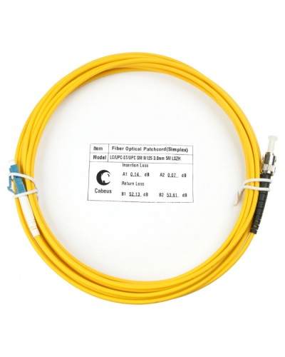 Шнур оптический simplex LC-ST 9/125 sm 25м LSZH Cabeus FOP(s)-9-LC-ST-25m в Пятигорске Патч-корды оптические Pintop.ru