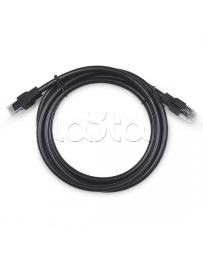 Патч-корд U/UTP, категория 6a, 2xRJ45/8p8c, неэкран. армир. гофр. стальной лентой, черный, РЕ, внешний, 3м Cabeus PC-ARM-UTP-RJ45-Cat.6a-3m-PE в Пятигорске Патчкорды (медные) Pintop.ru