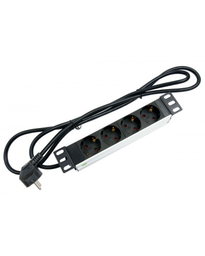 Блок евророзеток для 10 шкафов, горизонтальный, 4 розетки, 16 A Cabeus PDU-4P-2EU в Пятигорске Блоки розеток Pintop.ru