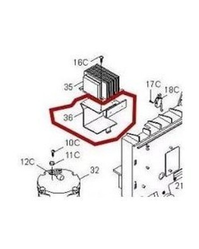 Кронштейн крепления аккумуляторов BX-P Came 119RIBX036 в Пятигорске Запчасти для шлагбаумов и автоматики Pintop.ru