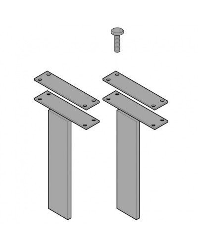 Кронштейны крепления створок C003 Came 119RICX014 в Пятигорске Запчасти для шлагбаумов и автоматики Pintop.ru