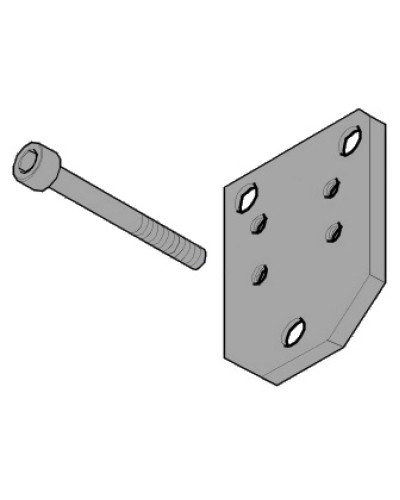 Пластина монтажная FLEX Came 119RID143 в Пятигорске Запчасти для шлагбаумов и автоматики Pintop.ru