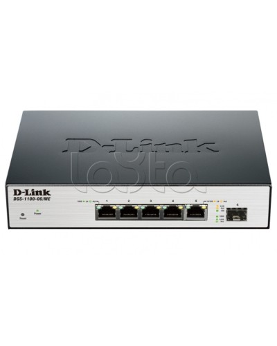 Коммутатор 6-портовый D-Link DGS-1100-06/ME/A1B в Пятигорске Коммутаторы Pintop.ru