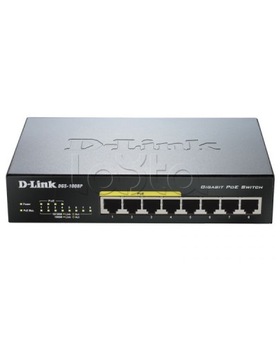 Коммутатор D-Link DGS-1008P/E1A в Пятигорске Коммутаторы Pintop.ru