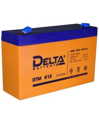 Аккумулятор свинцово-кислотный Delta DTM 612 в Пятигорске Электротехническое оборудование Pintop.ru