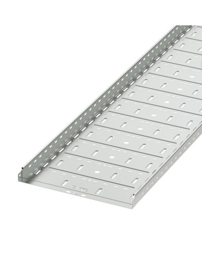 Лоток перфорированный 500х50 L3000, горячеоцинкованный DKC 35267HDZ в Пятигорске Кабельные лотки Pintop.ru