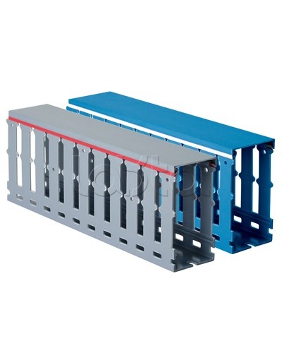 Короб перфорированный, серый RL12 25x30 DKC 00127RL в Пятигорске Аксессуары для кабель-канала Pintop.ru