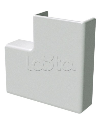 Угол плоский белый 22x10 DKC (00407R) в Пятигорске Аксессуары для кабель-канала Pintop.ru