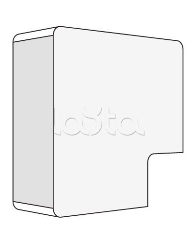 Угол плоский для миниканалов TMC AMP 50x20 DKC 00654 в Пятигорске Аксессуары для кабель-канала Pintop.ru