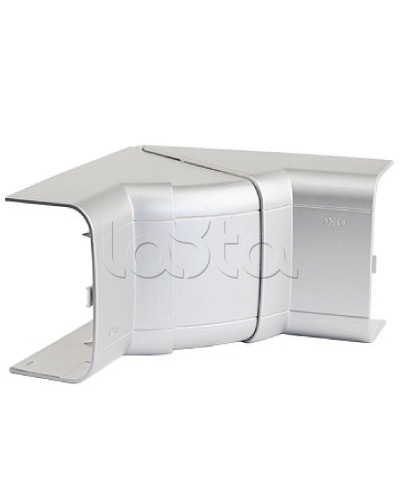 Угол внутренний 110х50 мм, изменяемый 70-120°, цвет серый металлик DKC 01051G в Пятигорске Аксессуары для кабель-канала Pintop.ru