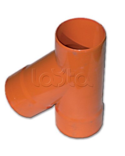 Тройник для двустенных труб одного диаметра ф63мм, 45°, полипропилен DKC 019063 в Пятигорске Повороты, муфты, тройники Pintop.ru