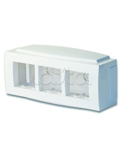 Модульная коробка для электроустановочных изделий Brava, 6 модулей DKC 09221 в Пятигорске Аксессуары для кабель-канала Pintop.ru