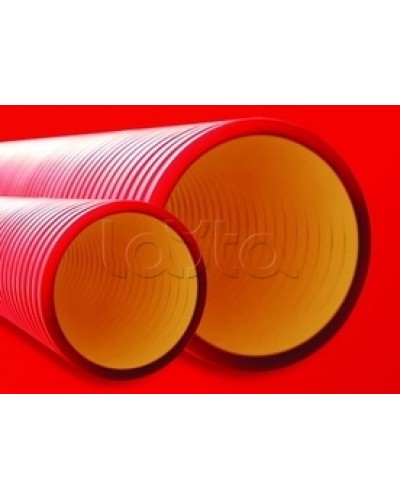 Труба жесткая двустен 110 мм черная DKC 160911A в Пятигорске Труба гофрированная Pintop.ru