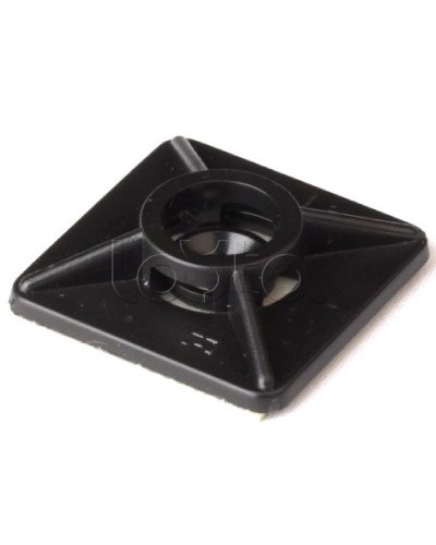 Монтажная база двойная самоклеящаяся, черная, 19х19 DKC 25469 в Пятигорске Крепежные изделия Pintop.ru