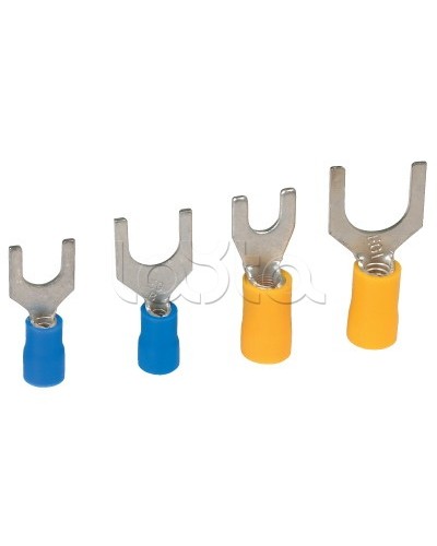 Наконечник вилочный с изолир.фланцем 2,5-6 кв.мм 4,3 мм (НВИ) DKC 2C14P в Пятигорске Держатели, клипсы, скобы Pintop.ru