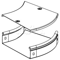 Угол CPO 45 горизонтальный 45° 100х50 DKC 36062